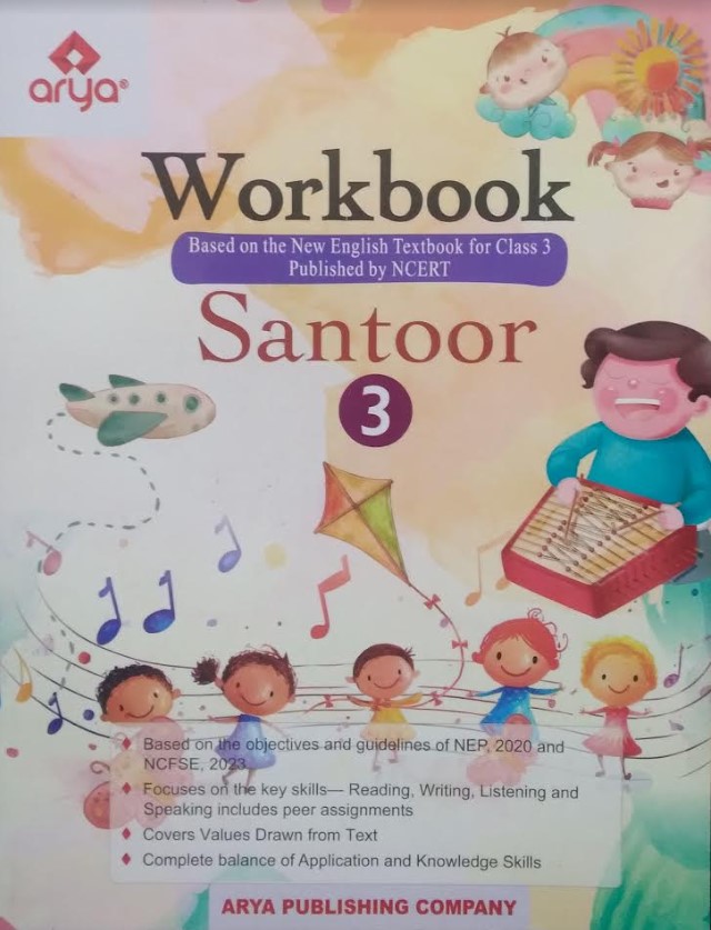 Workbook Santoor English Class 3 Arya Publishing Company